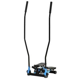 Soozier Cardio Twist Stair Stepper with LCD Screen Adjustable Handlebars Home Gym