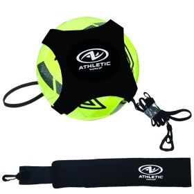 Athletic Works Soccer Kick Trainer for Athletes of All Ages and Skill Levels, Black, Unisex (Pack of 4)