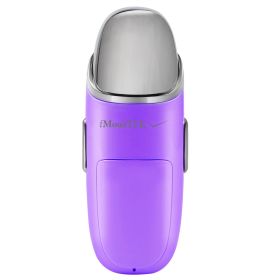 Nano Facial Mister Nano Cool Mist Facial Sprayer Portable Handy Face Steamer Moisturizing Massager USB Charge (Option: violet)