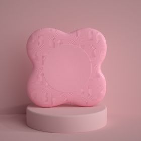 Yoga Knee Pad, Non-Slip Thickening Foam Yoga Pilates Exercise Protection (Color: PINK)